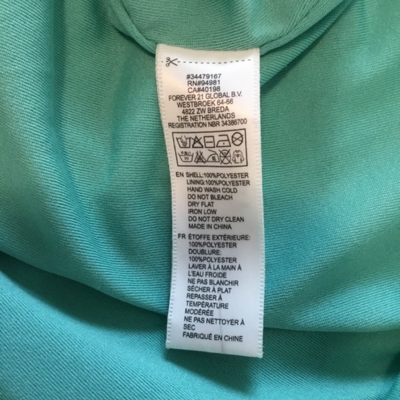 Love 21 Sleeveless Lined Polka Dot Dress Light Green/ Beige/ Brown Belt Size S - Picture 4 of 4